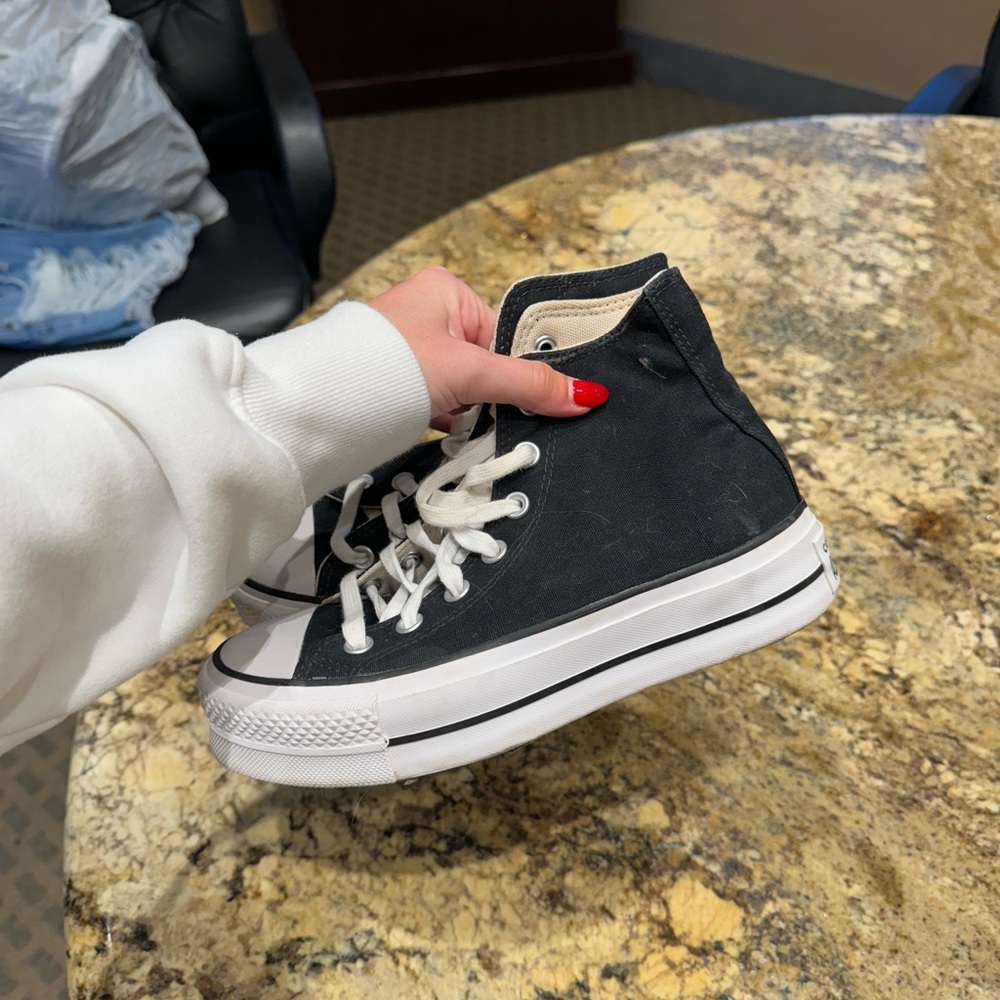 Black Platform Converse - image 2